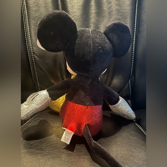 NEW TY Beanie Buddy Disney 9" MICKEY MOUSE Super Sparkle Red Plush MWMTs - Picture 2 of 9